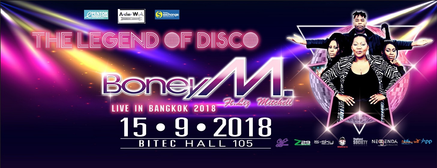 The Legend of Disco Boney M Featuring  Liz Mitchell Live in Bangkok 2018