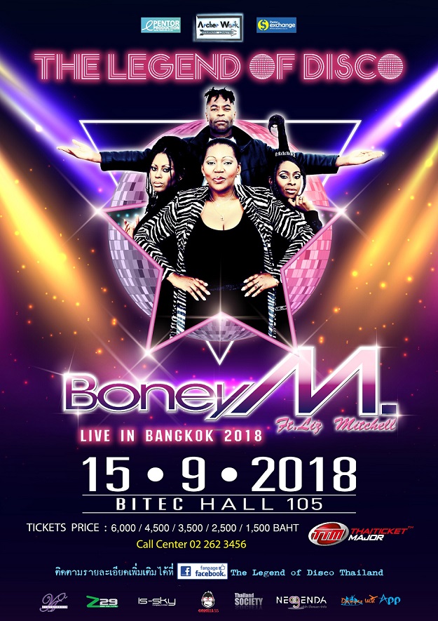 The Legend of Disco Boney M Featuring  Liz Mitchell Live in Bangkok 2018
