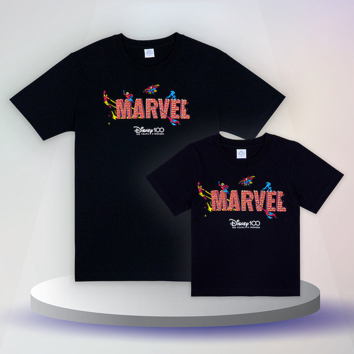 Disney 100 Years Of Wonder Men T-Shirt Marvel Logo