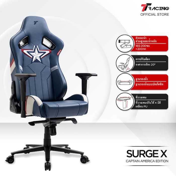 TTRacing Surge X Gaming Chair Seat