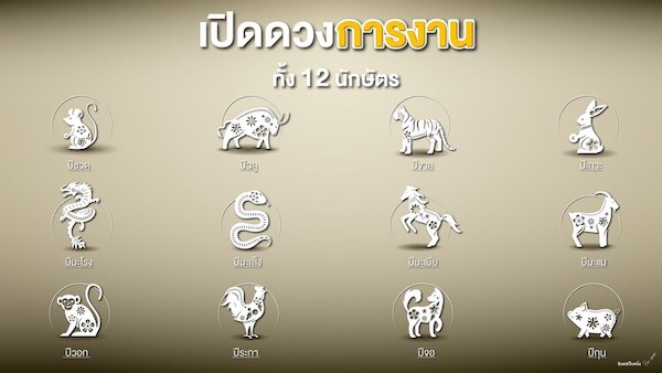 ดูดวงการงาน 2566 เปิดดวงการงานครึ่งปีหลัง ทั้ง 12 นักษัตร